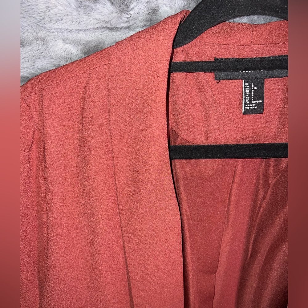 Forever 21 Burgundy jacket 🧥 size L NWOT